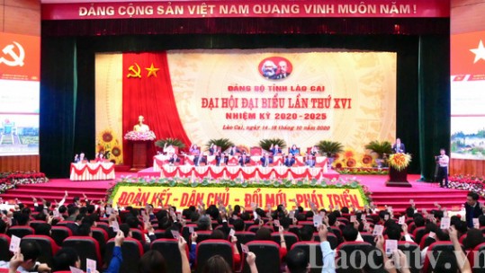 Phiên trù bị Đại hội Đại biểu Đảng bộ tỉnh Lào Cai lần thứ XVI, nhiệm kỳ 2020 - 2025