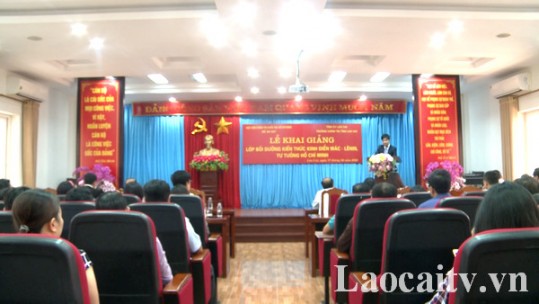 Khai giảng lớp bồi dưỡng kiến thức kinh điển Mác – Lê nin, tư tưởng Hồ Chí Minh