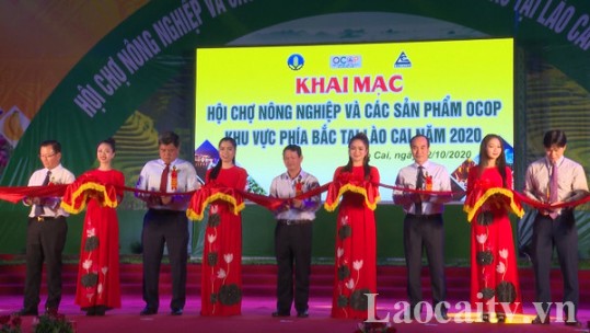 Khai mạc Hội chợ Nông nghiệp và sản phẩm OCOP khu vực phía Bắc tại Lào Cai năm 2020