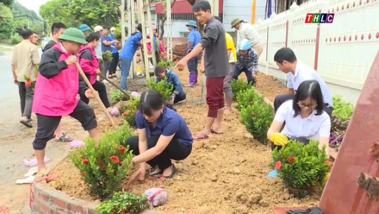 Hiệu quả từ phong trào Xây dựng cảnh quan môi trường xanh, sạch, đẹp