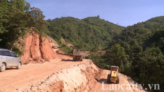 Đường nối cao tốc Nội Bài – Lào Cai đến Sa Pa đang đẩy nhanh tiến độ