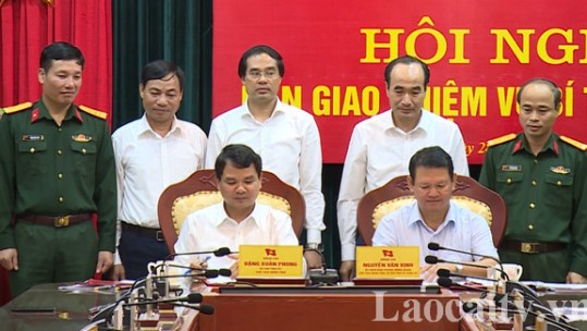 Hội nghị bàn giao nhiệm vụ Bí thư Tỉnh ủy Lào Cai