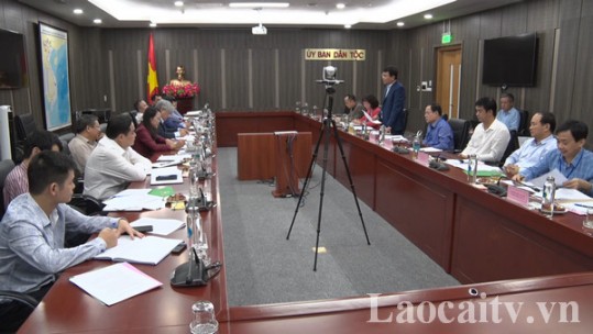 Ủy ban Dân tộc làm việc với tỉnh Lào Cai về chính sách dân tộc