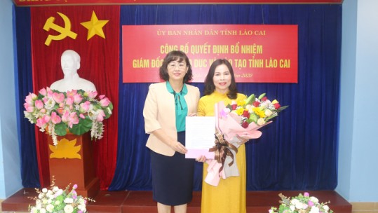 Sở Giáo dục và Đào tạo Lào Cai có tân giám đốc