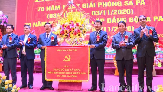Thị xã Sa Pa long trọng tổ chức kỷ niệm 70 năm ngày giải phóng và thành lập Đảng bộ