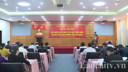 Tập huấn Luật Bảo vệ bí mật Nhà nước và các văn bản hướng dẫn thi hành