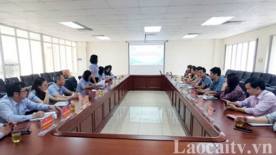 Đài PT - TH Lào Cai chia sẻ kinh nghiệm tự chủ tài chính với đoàn công tác Đài PT - TH Nghệ An
