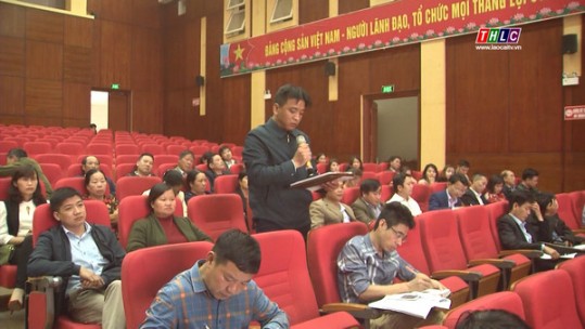 Đoàn Đại biểu Quốc hội tỉnh tiếp xúc cử tri tại huyện Bắc Hà