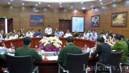 Ban Chỉ đạo phòng, chống tội phạm của Chính phủ làm việc tại Lào Cai