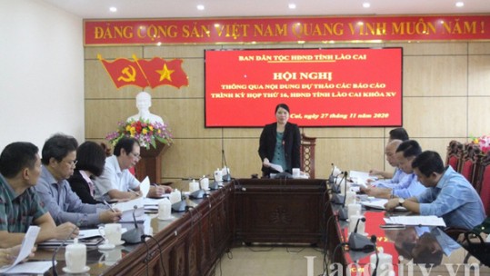 Thông qua dự thảo các báo cáo của Ban Dân tộc trình kỳ họp thứ 16 – HĐND tỉnh khóa XV