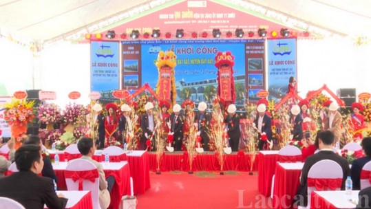 Khởi công xây dựng chợ trung tâm Bát Xát