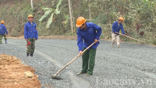 Đẩy nhanh tiến độ thi công dự án Đường kết nối Ga Phố Mới - Ga Bảo Hà