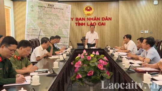 Thông qua dự thảo kịch bản diễn tập phòng chống bão, lũ cấp tỉnh