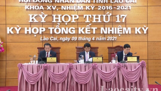 Kỳ họp thứ 17 – HĐND tỉnh Lào Cai khóa XV hoàn thành nội dung làm việc