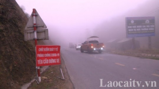 Thành lập 3 chốt kiểm soát dịch bệnh trên địa bàn thị xã Sa Pa