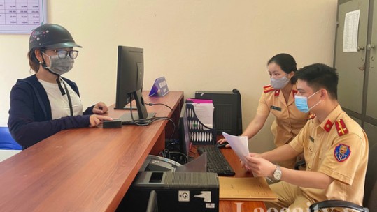 Thêm 1 điểm tiếp nhận hồ sơ đăng ký xe mô tô tại xã Xuân Quang, Bảo Thắng