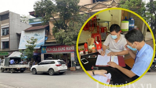 Lào Cai: Xử lý hành chính chủ quán bán đồ ăn sáng giữa mùa dịch