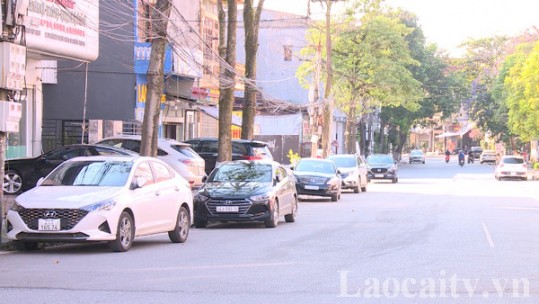 TP Lào Cai: Thí điểm phân luồng giao thông, bố trí đậu đỗ xe tĩnh
