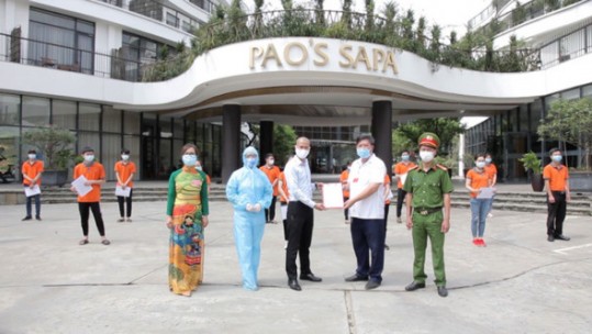 Dỡ bỏ phong tỏa Khách sạn Pao's Sa Pa
