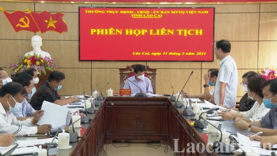 Thường trực HĐND tỉnh tổ chức phiên họp liên tịch 3 bên
