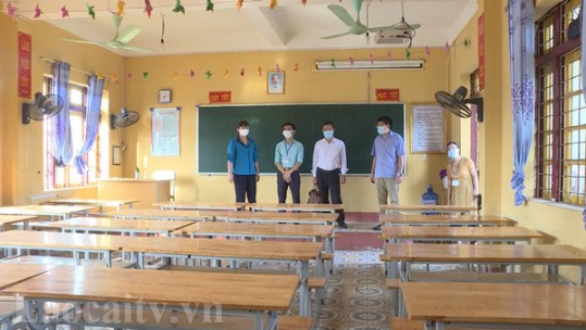 Kiểm tra công tác chuẩn bị kỳ thi tuyển sinh vào lớp 10 tại huyện Bảo Thắng