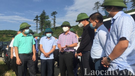 Phó Chủ tịch UBND tỉnh Hoàng Quốc Khánh làm việc tại xã Lùng Khấu Nhin, huyện Mường Khương