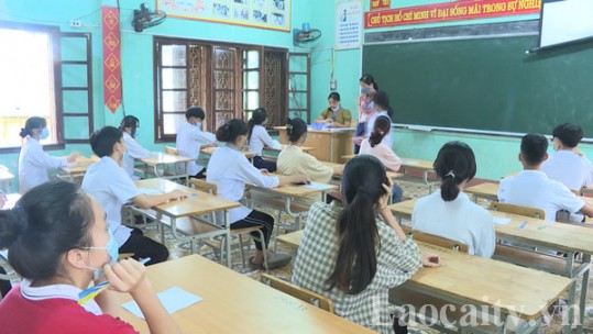 Kỳ thi tuyển sinh vào lớp 10 diễn ra an toàn, nghiêm túc