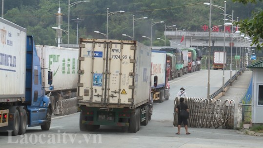 Trên 24.000 tấn quả vải được xuất qua Cửa khẩu Kim Thành