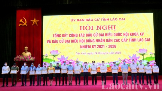 Tổng kết công tác bầu cử đại biểu Quốc hội khóa XV và đại biểu HĐND các cấp tỉnh Lào Cai