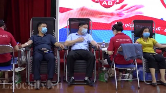 Huyện Bảo Yên tổ chức hiến máu tình nguyện hè năm 2021