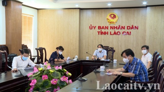 UBND tỉnh gặp mặt trực tuyến đoàn công tác y tế của tỉnh hỗ trợ Bắc Giang chống dịch
