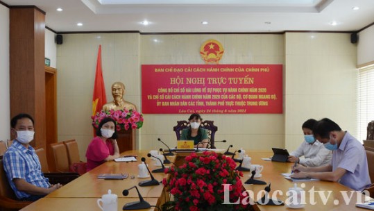 Lào Cai xếp thứ 14 trên bảng xếp hạng chỉ số cải cách hành chính năm 2020