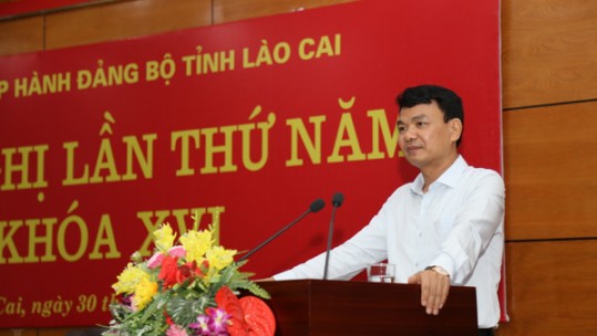 Hội nghị Ban chấp hành Đảng bộ tỉnh Lào Cai lần thứ Năm