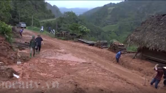Mưa lớn gây nguy cơ xảy ra lũ quét