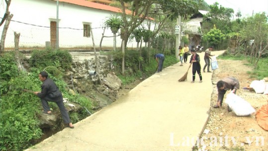 Sa Pa nỗ lực hoàn thành các tiêu chí xây dựng nông thôn mới