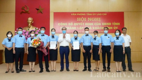 Thành lập nhà khách Tỉnh ủy Lào Cai