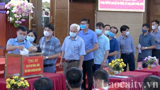 Bảo Thắng phát động Quỹ hỗ trợ phòng, chống dịch Covid-19