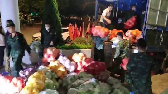Hơn 20 tấn rau xanh của nông dân Lào Cai được gửi về Hà Nội