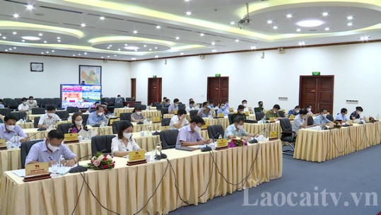 Hội nghị trực tuyến toàn tỉnh về công tác phòng chống dịch Covid-19