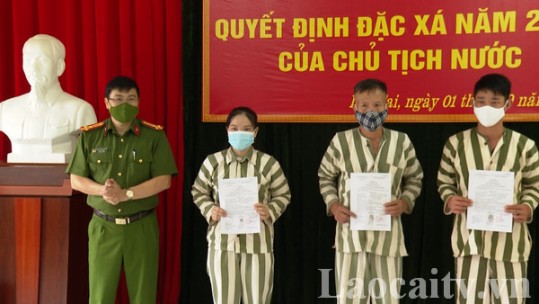 Công bố quyết định đặc xá của Chủ tịch nước cho phạm nhân đợt 2/9