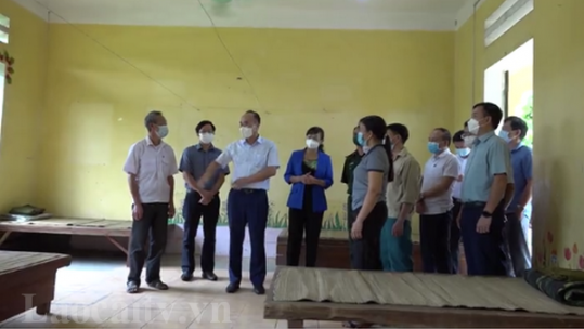 Đồng chí Phó Bí thư Thường trực Tỉnh ủy kiểm tra công tác phòng, chống dịch Covid-19 tại huyện Bảo Thắng