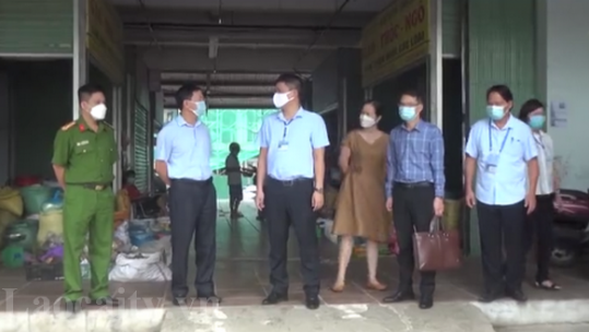 Kiểm tra công tác phòng, chống dịch Covid-19 tại thành phố Lào Cai