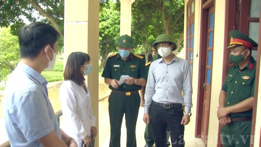 Chủ tịch UBND tỉnh Trịnh Xuân Trường kiểm tra khu cách ly y tế tập trung số 2 của tỉnh
