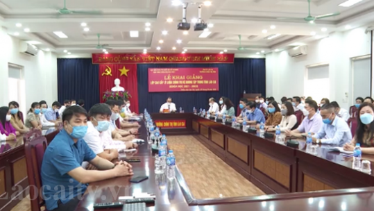 Khai giảng lớp cao cấp lý luận chính trị hệ không tập trung khóa học 2021-2023