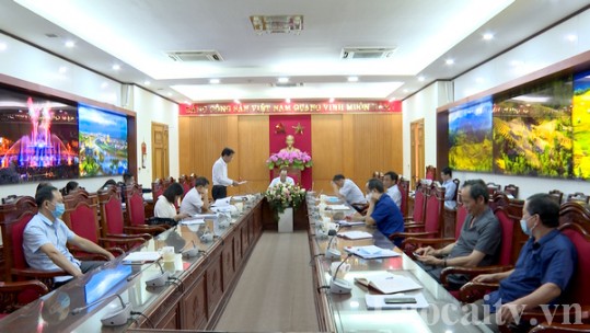 Thường trực Tỉnh ủy tổ chức Hội nghị giao ban với các ban xây dựng Đảng Tỉnh ủy