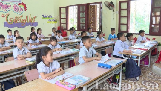 Từ 25/9, học sinh tiểu học và THCS trên địa bàn tỉnh Lào Cai học ngày thứ 7
