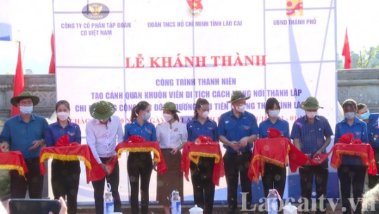 Khánh thành công trình thanh niên chào mừng 30 năm tái lập tỉnh