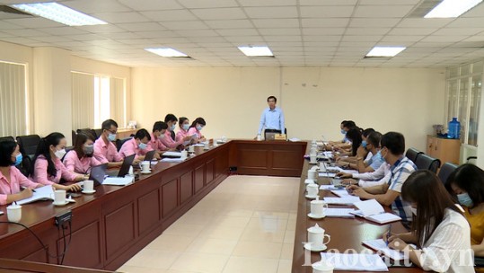 Ban Tuyên giáo Tỉnh ủy làm việc với Đài PT - TH tỉnh về kế hoạch công tác tuyên truyền năm 2022