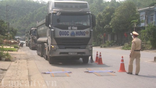 Tăng cường các giải pháp kiểm soát tải trọng xe