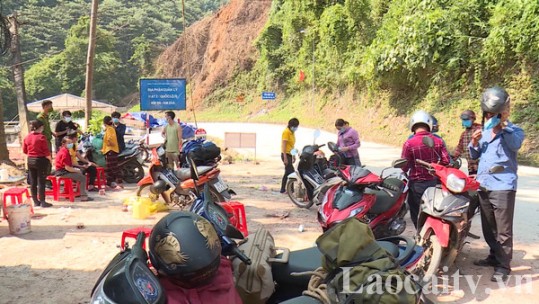 Lào Cai: Trên 200 công dân từ vùng dịch trở về được cách ly tập trung